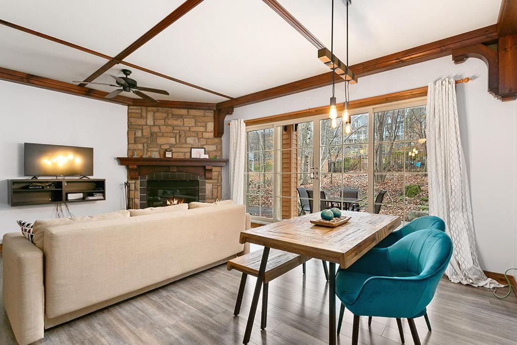 몽트랑블랑 Le Manoir 106-7 By Escapades Tremblant 아파트 외부 사진